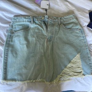 Misguided denim skirt
